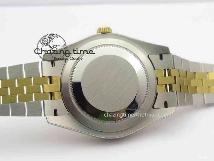 Roman YG Maker Black On Bracelet Edition A2813 BP Best 41mm DateJust SS Jubilee Dial II 0521